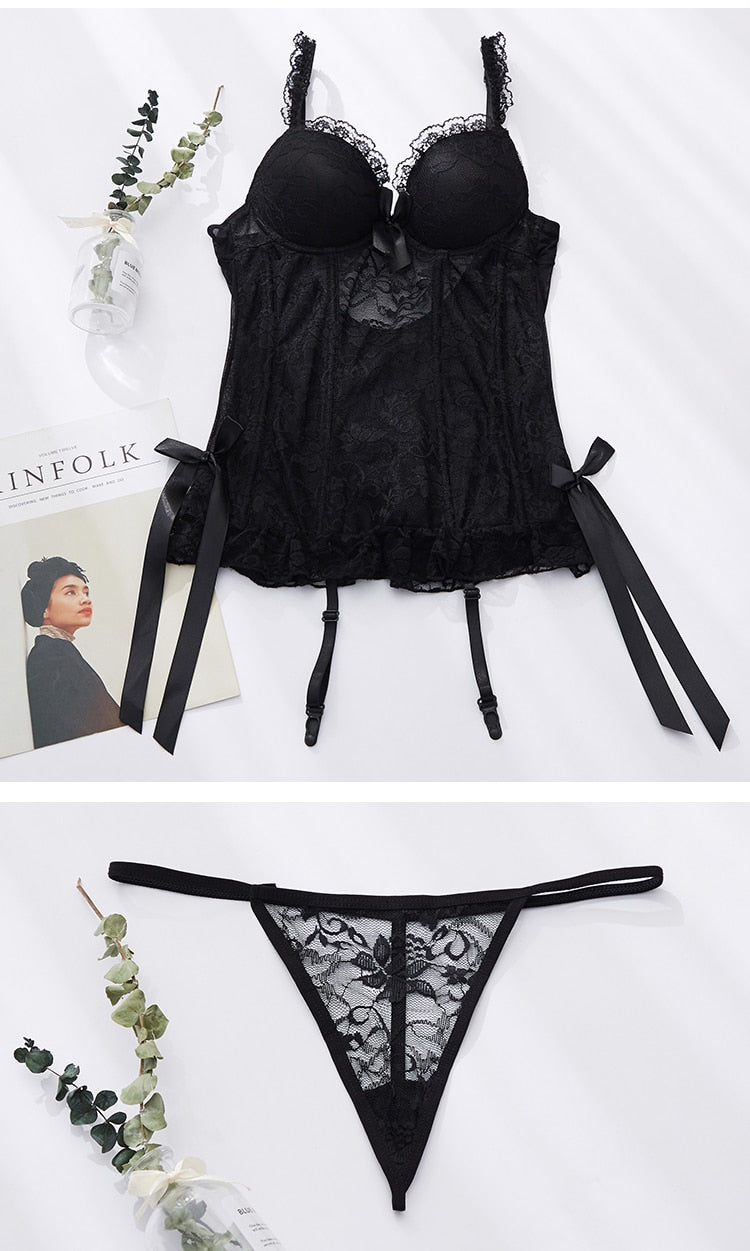 LUCIE MARYA CORSET SET - Lingerie - LucieLace